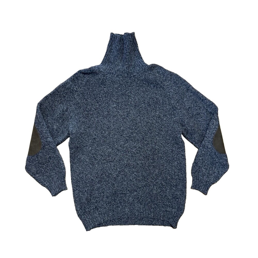 VTG Glenmac Scotland Geelong Lambswool Wool Sweater Charcoal Grey Mens L